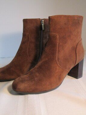 ABEO Tempo Ankle Carmel Suede Boot New Sz 8